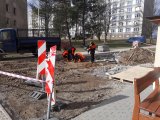 Oprava schodů u hospůdky pod Lípou