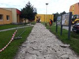 Oprava chodníků u ZŠ Rovniny