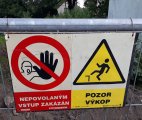 Stavební práce na ulici Na Valech a Úzká