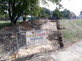 Stavební práce na ulici Dukelská