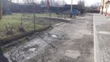 Oprava silničních obrub na ulici Jarní v Hlučíně.